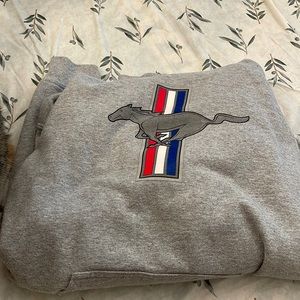 A medium mustang hoodie!